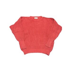 Vintage Whaler Knits Cable Knit Sweater Men's M Heavy 100% Cotton USA Made